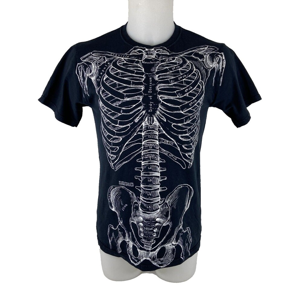 Leslie Arwin Anatomy Men Medium T Shirt Allover B… - image 1